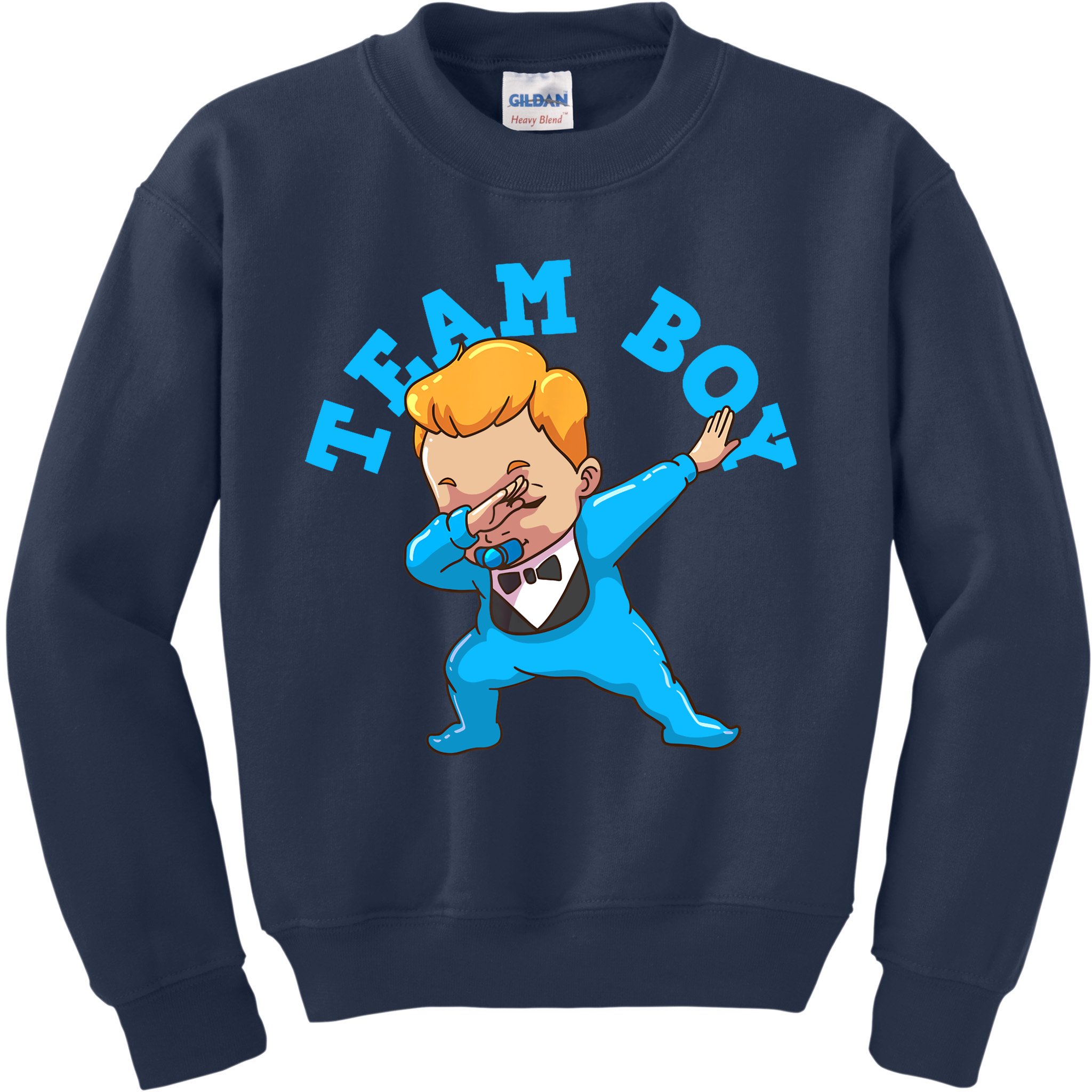 Gender Reveal Team Boy Kids Sweatshirt