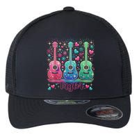 Girl Retro Taylor First Name Personalized Groovy 80'S P.i.n.k. Flexfit Unipanel Trucker Cap