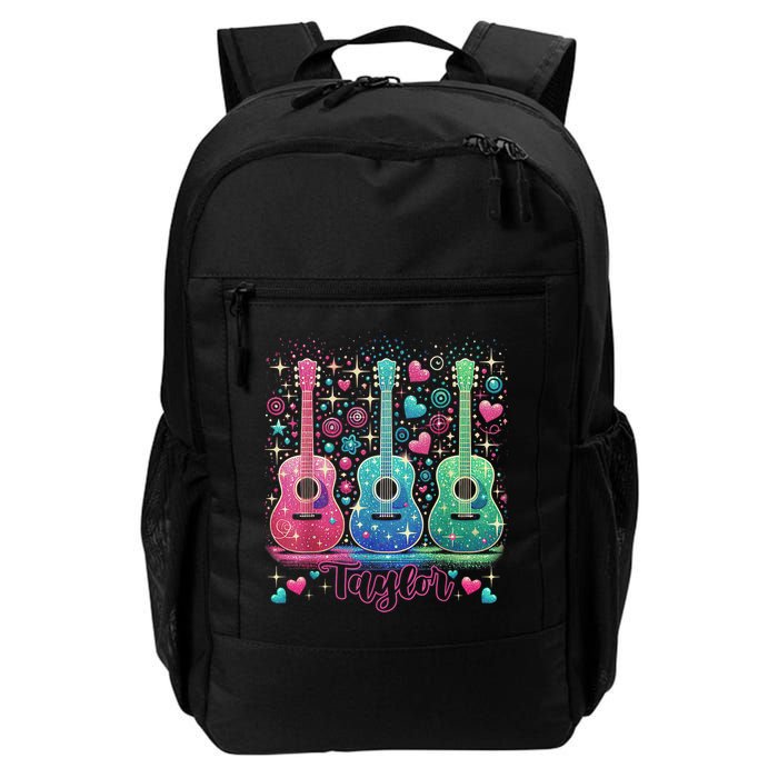 Girl Retro Taylor First Name Personalized Groovy 80'S P.i.n.k. Backpack
