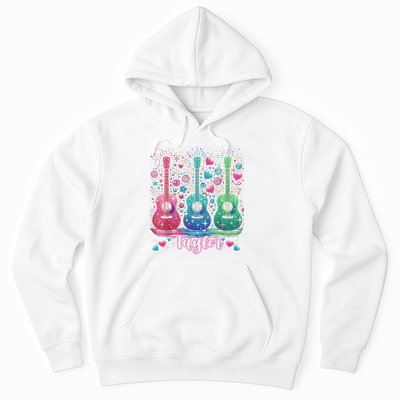 Girl Retro Taylor First Name Personalized Groovy 80'S P.i.n.k. Hoodie