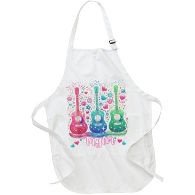 Girl Retro Taylor First Name Personalized Groovy 80'S P.i.n.k. Apron