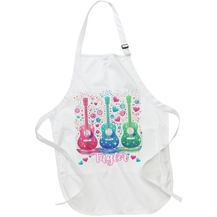Girl Retro Taylor First Name Personalized Groovy 80'S P.i.n.k. Apron
