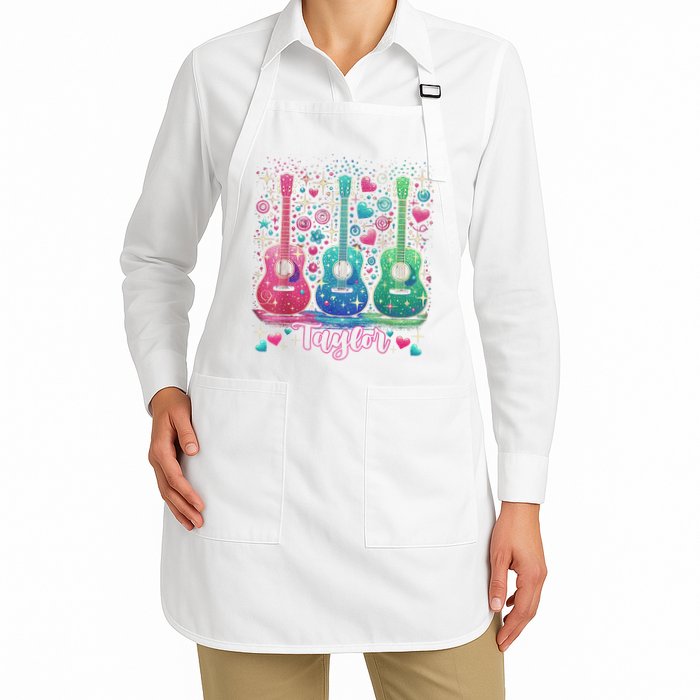 Girl Retro Taylor First Name Personalized Groovy 80'S P.i.n.k. Apron