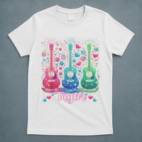 Girl Retro Taylor First Name Personalized Groovy 80'S P.i.n.k. T-Shirt