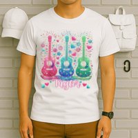 Girl Retro Taylor First Name Personalized Groovy 80'S P.i.n.k. T-Shirt