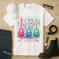 Girl Retro Taylor First Name Personalized Groovy 80'S P.i.n.k. Tall T-Shirt