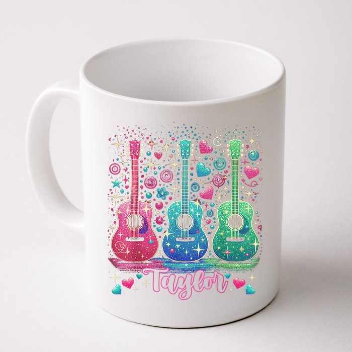 Girl Retro Taylor First Name Personalized Groovy 80'S P.i.n.k. Mug