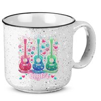 Girl Retro Taylor First Name Personalized Groovy 80'S P.i.n.k. 15oz Campfire Ceramic Mug