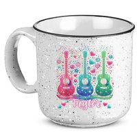 Girl Retro Taylor First Name Personalized Groovy 80'S P.i.n.k. 15oz Campfire Ceramic Mug