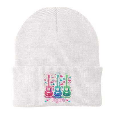 Girl Retro Taylor First Name Personalized Groovy 80'S P.i.n.k. Beanie