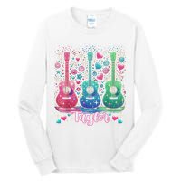 Girl Retro Taylor First Name Personalized Groovy 80'S P.i.n.k. Tall Long Sleeve T-Shirt