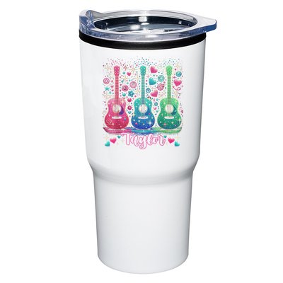 Girl Retro Taylor First Name Personalized Groovy 80'S P.i.n.k. Tumbler