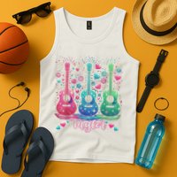 Girl Retro Taylor First Name Personalized Groovy 80'S P.i.n.k. Tank Top