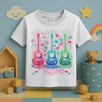 Girl Retro Taylor First Name Personalized Groovy 80'S P.i.n.k. Toddler T-Shirt