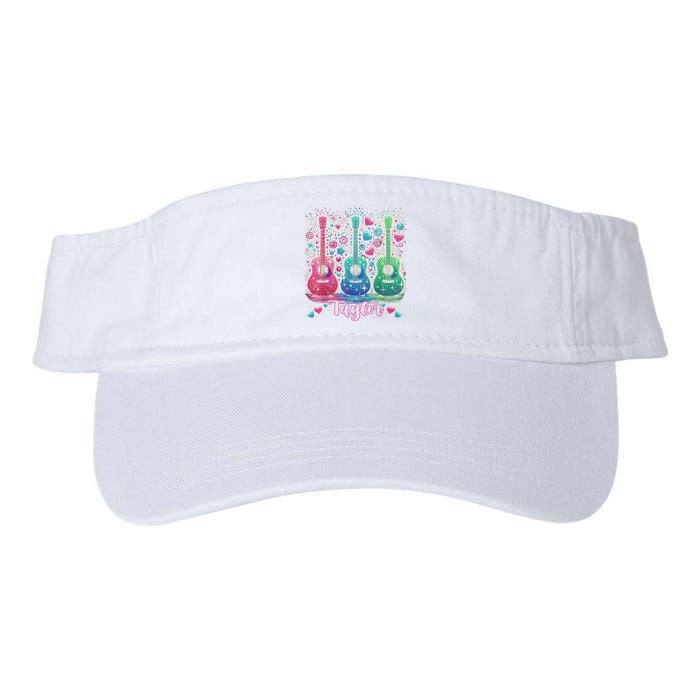 Girl Retro Taylor First Name Personalized Groovy 80'S P.i.n.k. Visor