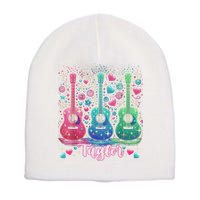 Girl Retro Taylor First Name Personalized Groovy 80'S P.i.n.k. Short Acrylic Beanie