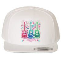 Girl Retro Taylor First Name Personalized Groovy 80'S P.i.n.k. Wool Snapback Cap