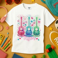 Girl Retro Taylor First Name Personalized Groovy 80'S P.i.n.k. Kids T-Shirt