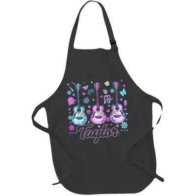 Girl Retro Taylor First Name Personalized Groovy 80'S P.i.n.k. Apron