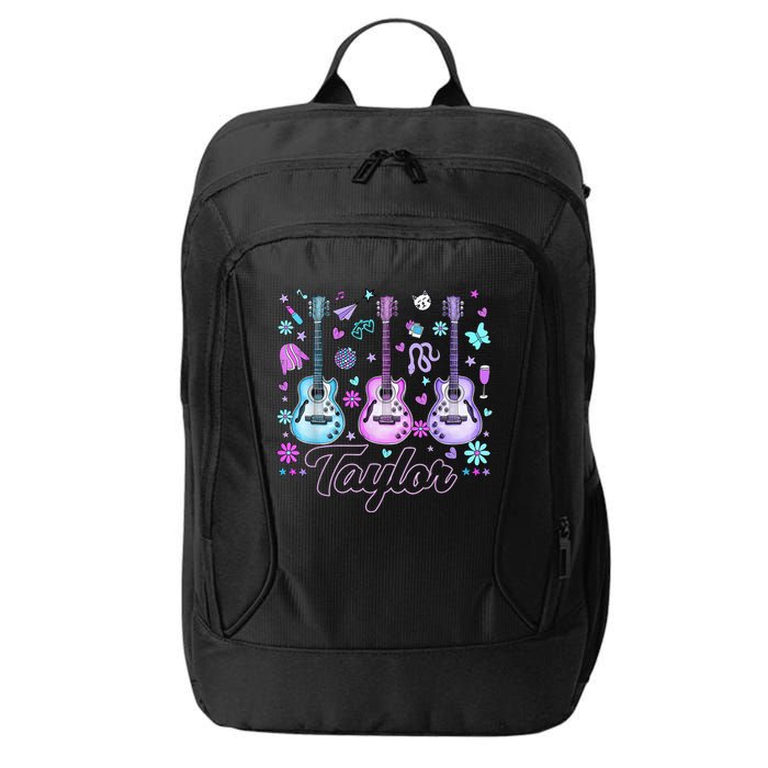 Girl Retro Taylor First Name Personalized Groovy 80'S P.i.n.k. City Backpack
