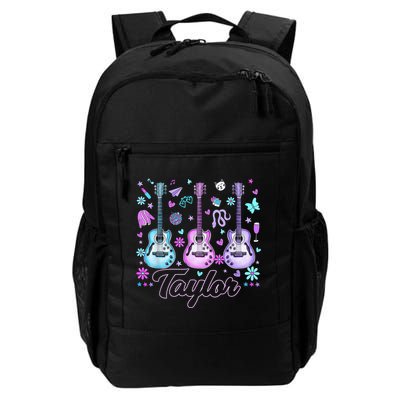 Girl Retro Taylor First Name Personalized Groovy 80'S P.i.n.k. Backpack