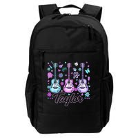 Girl Retro Taylor First Name Personalized Groovy 80'S P.i.n.k. Backpack