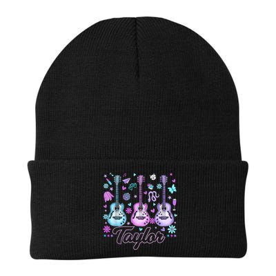 Girl Retro Taylor First Name Personalized Groovy 80'S P.i.n.k. Beanie