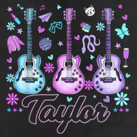 Girl Retro Taylor First Name Personalized Groovy 80'S P.i.n.k. Beanie