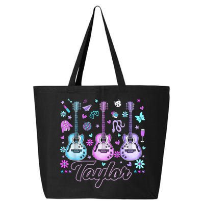 Girl Retro Taylor First Name Personalized Groovy 80'S P.i.n.k. 25L Jumbo Tote