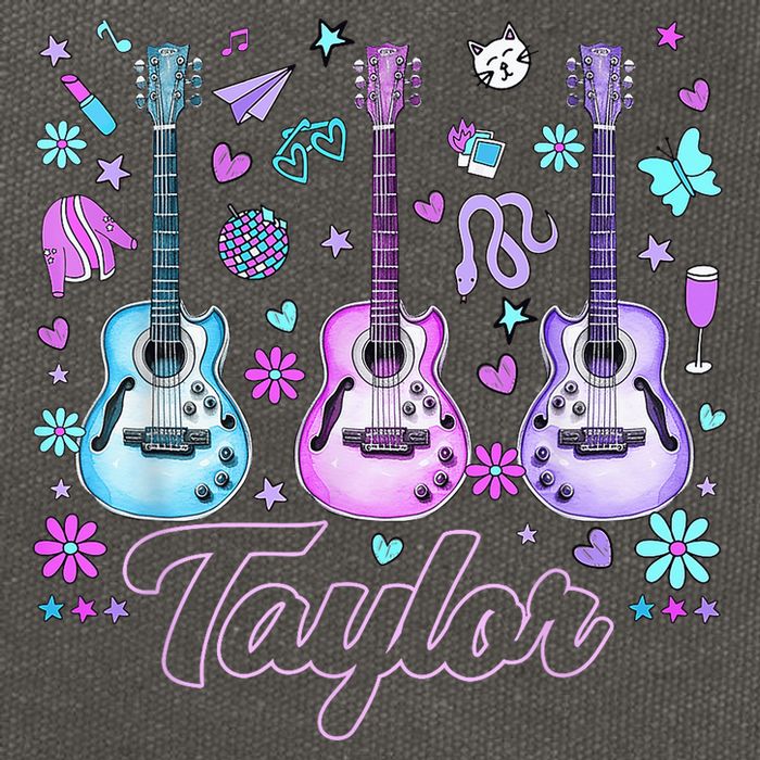 Girl Retro Taylor First Name Personalized Groovy 80'S P.i.n.k. Cotton Canvas Backpack