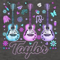 Girl Retro Taylor First Name Personalized Groovy 80'S P.i.n.k. Vector Backpack