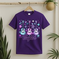 Girl Retro Taylor First Name Personalized Groovy 80'S P.i.n.k. T-Shirt