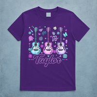 Girl Retro Taylor First Name Personalized Groovy 80'S P.i.n.k. T-Shirt