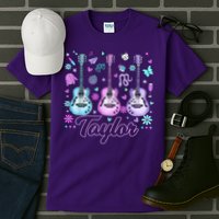 Girl Retro Taylor First Name Personalized Groovy 80'S P.i.n.k. Tall T-Shirt