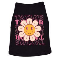 Girl Retro Taylor First Name Personalized Groovy Birthday Doggie Tank