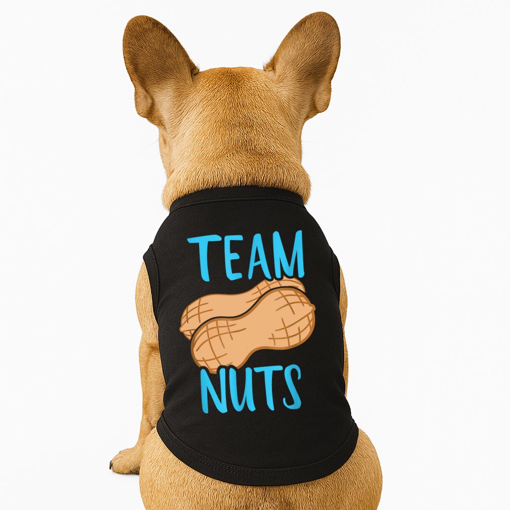 Gender Reveal Team Nuts Boy Matching Family Baby Party Doggie Tank