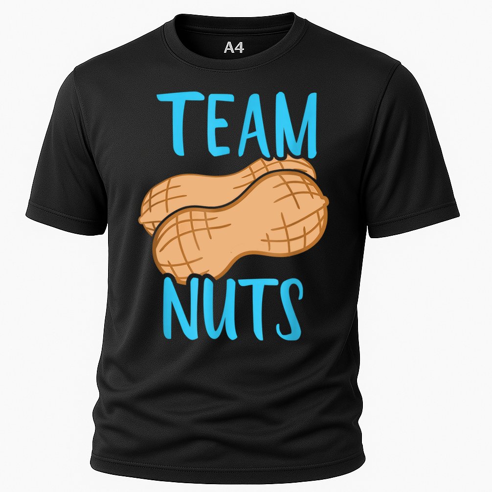 Gender Reveal Team Nuts Boy Matching Family Baby Party Cooling Performance Crew T-Shirt