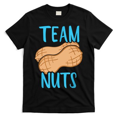 Gender Reveal Team Nuts Boy Matching Family Baby Party T-Shirt