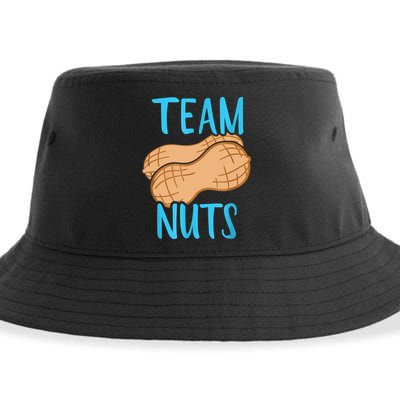 Gender Reveal Team Nuts Boy Matching Family Baby Party Sustainable Bucket Hat