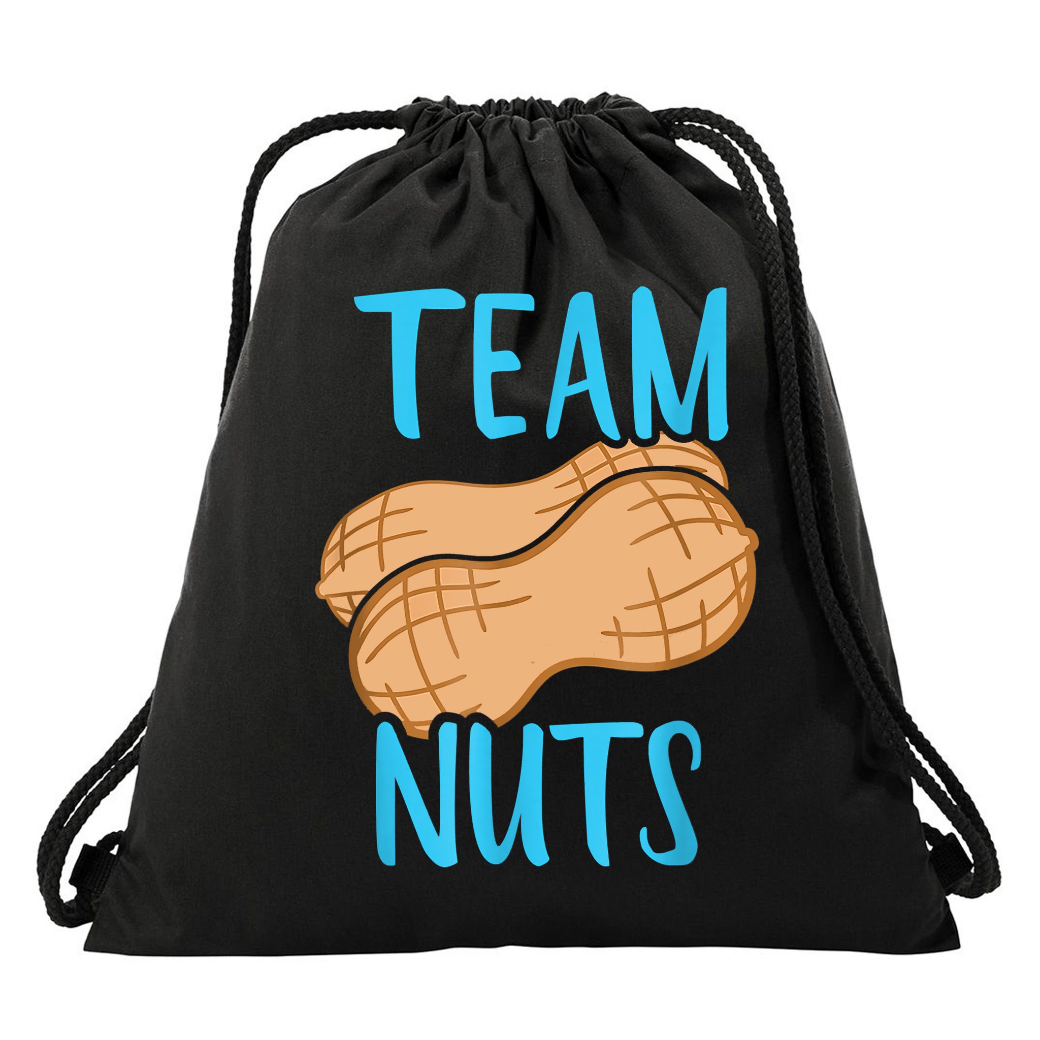 Gender Reveal Team Nuts Boy Matching Family Baby Party Drawstring Bag