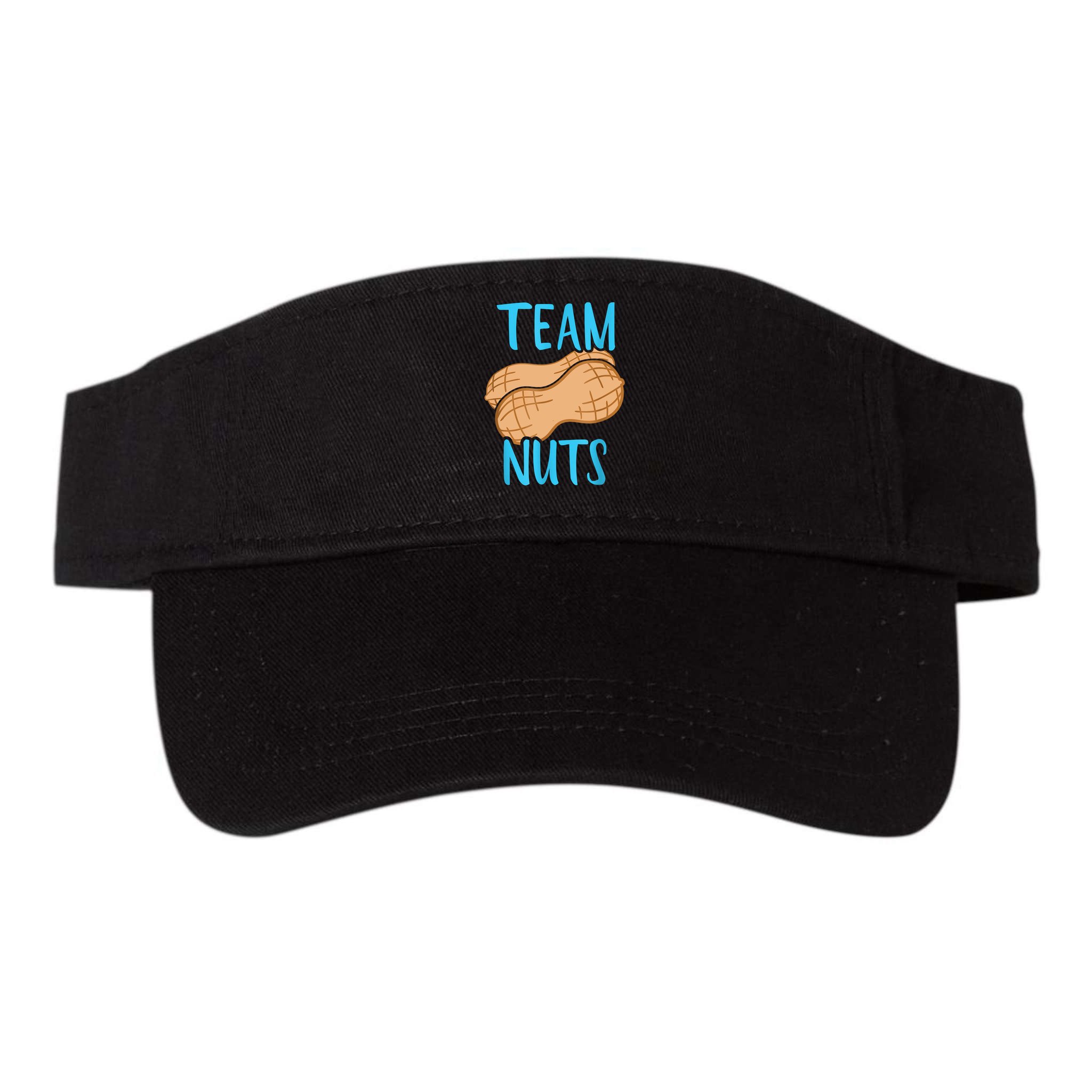 Gender Reveal Team Nuts Boy Matching Family Baby Party Visor