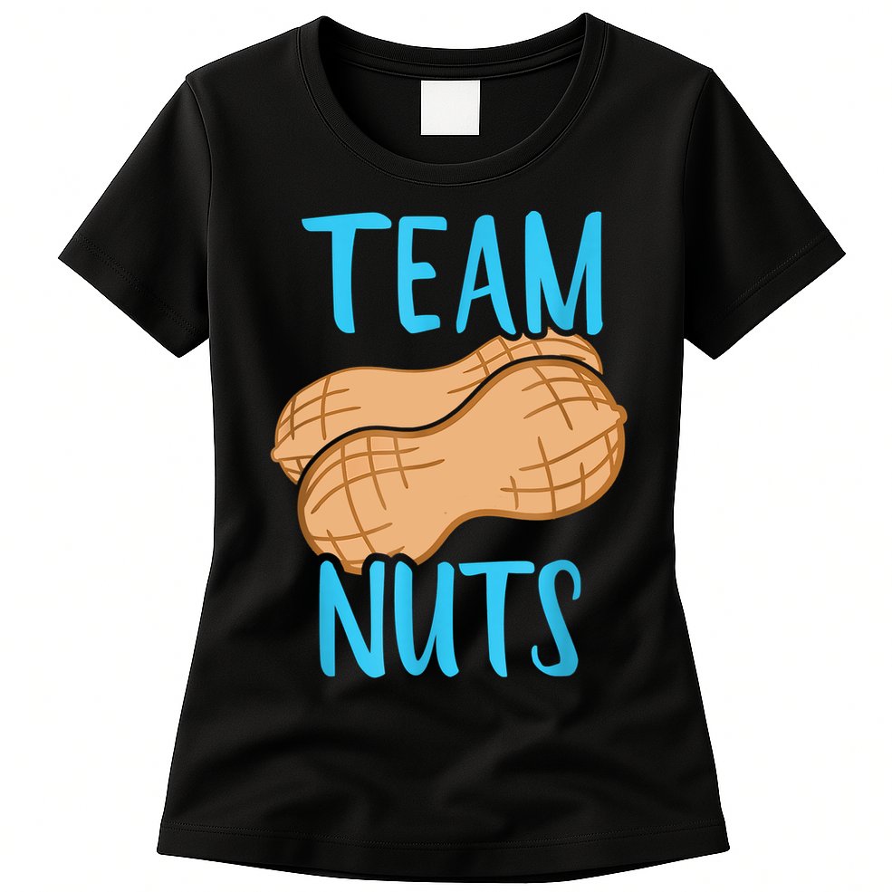 Gender Reveal Team Nuts Boy Matching Family Baby Party Womens T-Shirt