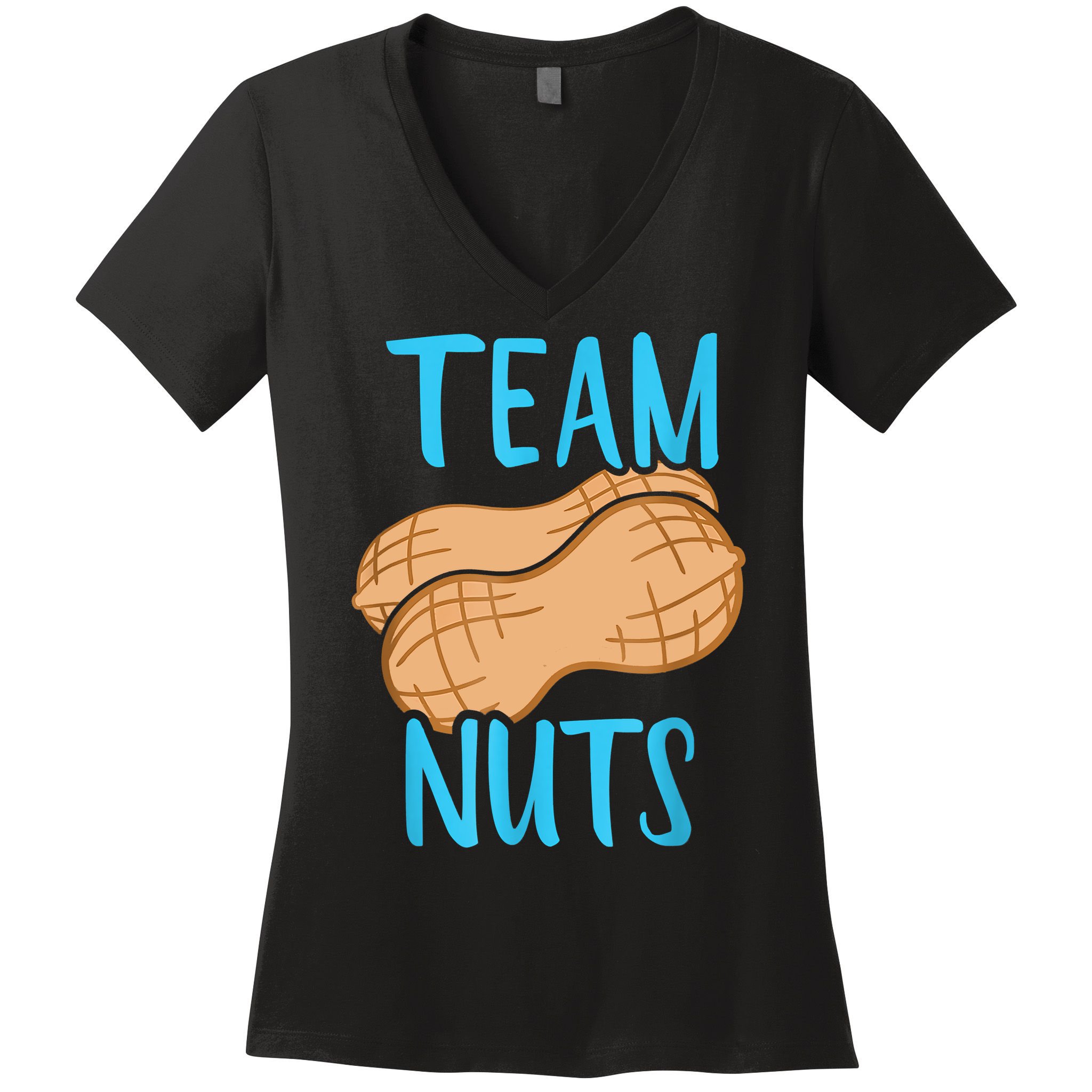 Gender Reveal Team Nuts Boy Matching Family Baby Party Women's V-Neck T-Shirt
