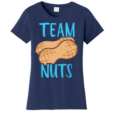 Gender Reveal Team Nuts Boy Matching Family Baby Party Women's T-Shirt