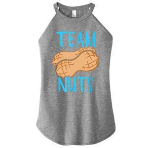 Gender Reveal Team Nuts Boy Matching Family Baby Party Women's Perfect Tri Rocker Tank