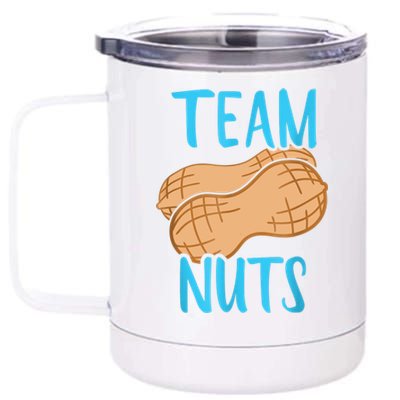 Gender Reveal Team Nuts Boy Matching Family Baby Party 12 oz Stainless Steel Tumbler Cup