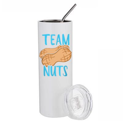 Gender Reveal Team Nuts Boy Matching Family Baby Party Stainless Steel Tumbler