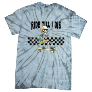 Ghos Ride Till I Die Cute Pumpkin Cool Gift Stay Spooky Gift Tie-Dye T-Shirt