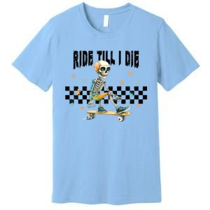 Ghos Ride Till I Die Cute Pumpkin Cool Gift Stay Spooky Gift Premium T-Shirt