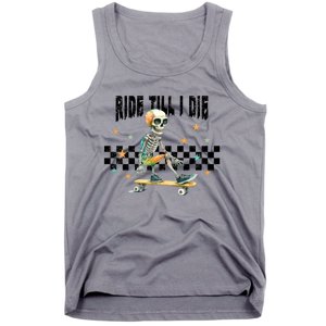 Ghos Ride Till I Die Cute Pumpkin Cool Gift Stay Spooky Gift Tank Top